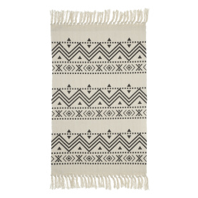 Коврик для ванной FLUMEN Hawk 60х90 см хлопок, полиэстер черно-белый