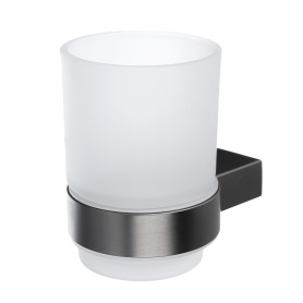 Стакан FLUMEN DESIGN Caspian подвесной графит