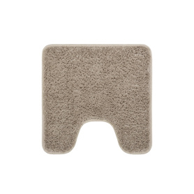 Коврик для туалета IDDIS 50х50 см микрофибра светло-коричневый