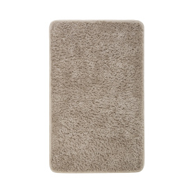 Коврик для ванной IDDIS 70х120 см микрофибра светло-коричневый