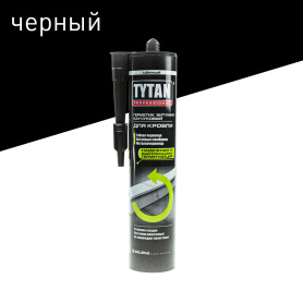 Герметик битумно-каучуковый для кровли 310 мл черный TYTAN