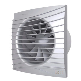Вентилятор DiCiTi SILENT 4C Gray metal D100 обратный клапан
