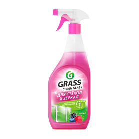 Средство для мытья стекол и зеркал 0,6 л Grass Clean Glass лесные ягоды