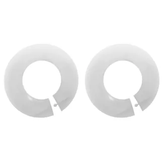 Накладка для труб ПВХ Rico Leo Белый матовый 32 мм 2 шт