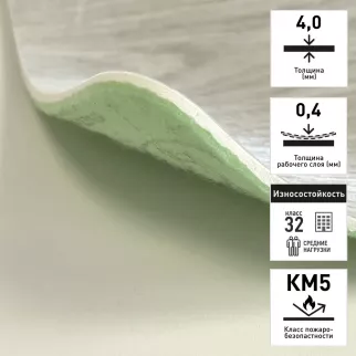 Линолеум Гринлайн Кабрал W83 4 м/4,0 мм/0,4 мм - baucenter.ru Линолеум Гринлайн Кабрал W83 4 м/4,0 мм/0,4 мм