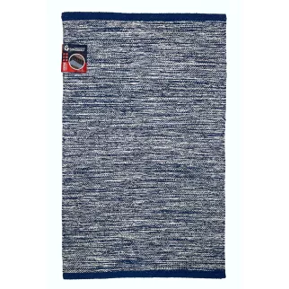 Коврик хлопковый ручного плетения 50х80 см х 6 мм Sindbad KH 58-6 синий