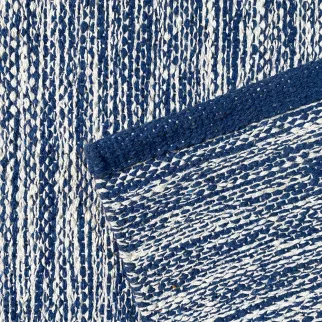 Коврик хлопковый ручного плетения 50х80 см х 6 мм Sindbad KH 58-6 синий