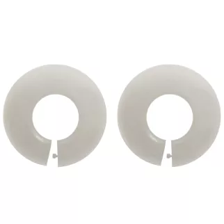 Накладка для труб ПВХ Rico Leo Белый матовый 26 мм 2 шт