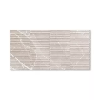 Плитка настенная 30х60 см Крета 02 бежевая структура матовая