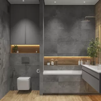 Керамогранит Вудсток бежевый матовый 40х80 см ректификат