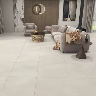 Керамогранит 60х60 см Конкрит крема матовый ректификат