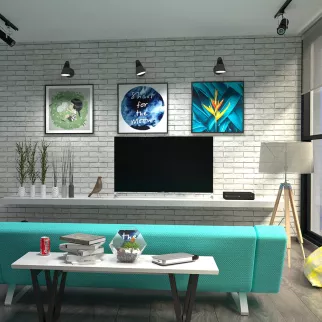 Плитка гипсовая Лофт брик белая упаковка 1,03 м2