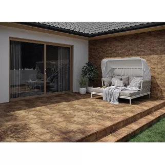 Плитка клинкерная напольная Артеон охра 30х30 см