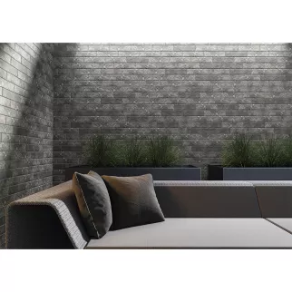 Плитка клинкерная фасадная Артеон грис 6,6х24,5 см