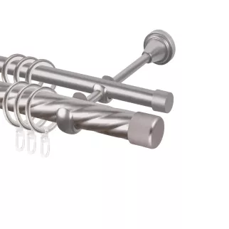 Штанга d16 мм никель-сатин 2 м