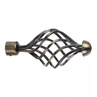 Окончание Ажур d19 мм золото антик 2 шт