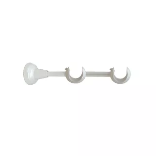 Держатель для карниза 2-рядный d28 мм перламутр