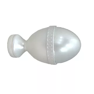 Окончание Овал d28 мм перламутр