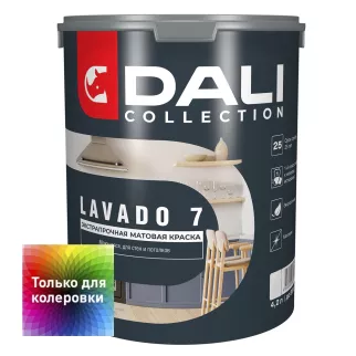 Краска для стен и потолков акриловая DALI COLLECTION LAVADO 7 прозрачная (база С) 4,2 л