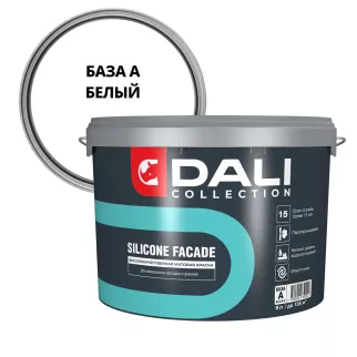 Краска фасадная силиконовая 9 л белая (база A) DALI COLLECTION SILICONE FACADE