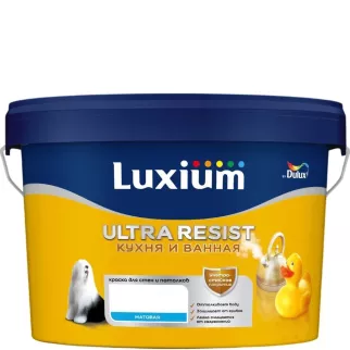 Краска для кухни и ванной прозрачная (база BC) 2,25 л Luxium Ultra Resist