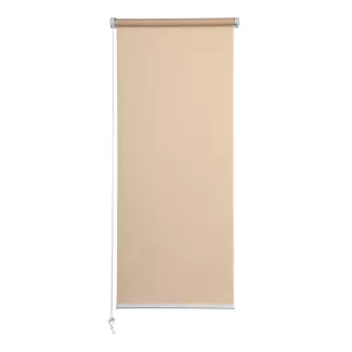 Рулонная штора тканевая 40х160 см бежевая