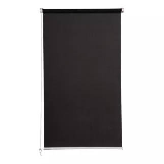 Рулонная штора тканевая 55х160 см черная