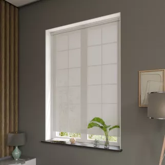 Рулонная штора 40х170 см Скрин бежевая