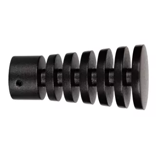 Окончание Конус резной d20 мм графит