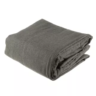 Покрывало стеганое BOSFOR рогожка 220х240 см серое