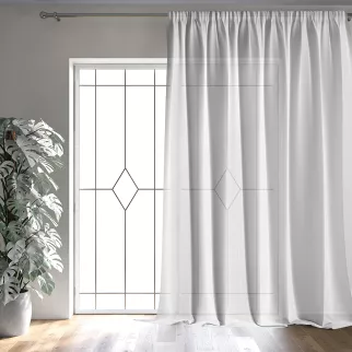 Тюль Дождик 300х270 см белый