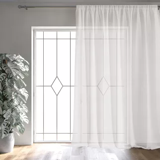 Тюль Сетка Дождик 300х270 см белый