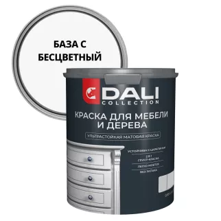 Краска для мебели и дерева 0,85 л прозрачная (база C) DALI COLLECTION