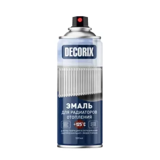 Эмаль-спрей для радиаторов DECORIX 0105-21 DX белая глянцевая 520 мл
