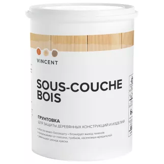 Грунтовка деревозащитная 0,9 л VINCENT Sous-Couche Bois