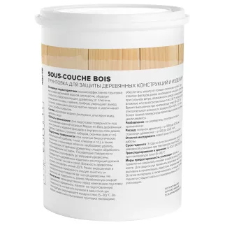 Грунтовка деревозащитная 0,9 л VINCENT Sous-Couche Bois