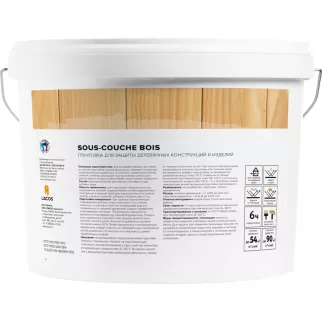 Грунтовка деревозащитная 9 л VINCENT Sous-Couche Bois