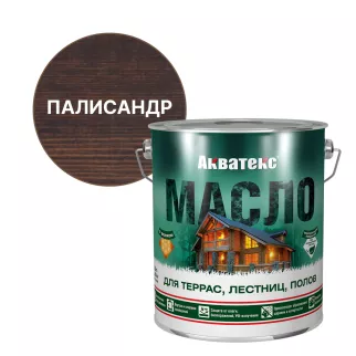 Масло для террас, полов и лестниц 2,5 л палисандр Акватекс