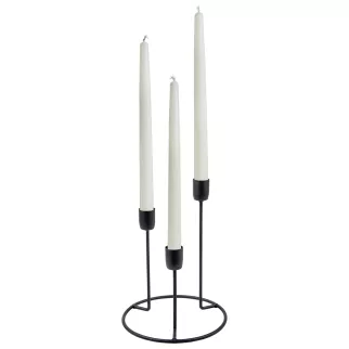 Подсвечник Fancy высота 20 см черный