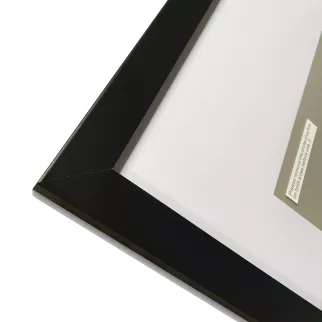 Фоторамка с паспарту 40x50 см черная