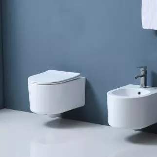 Инсталляция AQUATEK Geberit с унитазом, сиденьем, кнопкой хром