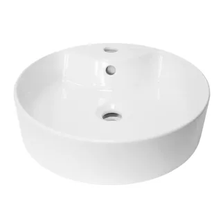 Раковина на столешницу SANITA LUXE Best Shelf 43 см белая
