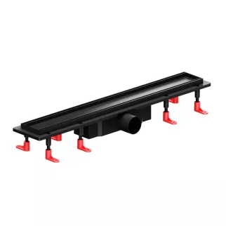 Трап для душа AM.PM Prime Flow 600 мм под плитку черный