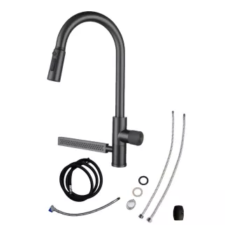 Смеситель для кухни FLUMEN DESIGN Elba черный