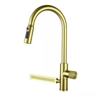 Смеситель для кухни FLUMEN DESIGN Elba золото