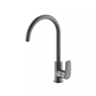 Смеситель для кухни Milardo Rora с подключением фильтра графит