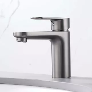 Смеситель для раковины AQUATEK Ника графит