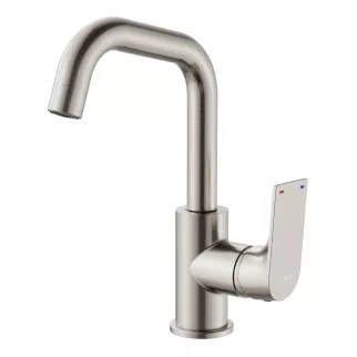 Смеситель для раковины FLUMEN DESIGN Orlean поворотный излив сатин