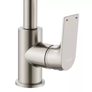 Смеситель для раковины FLUMEN DESIGN Orlean поворотный излив сатин