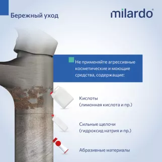 Смеситель для раковины Milardo Rora с гигиеническим душем графит